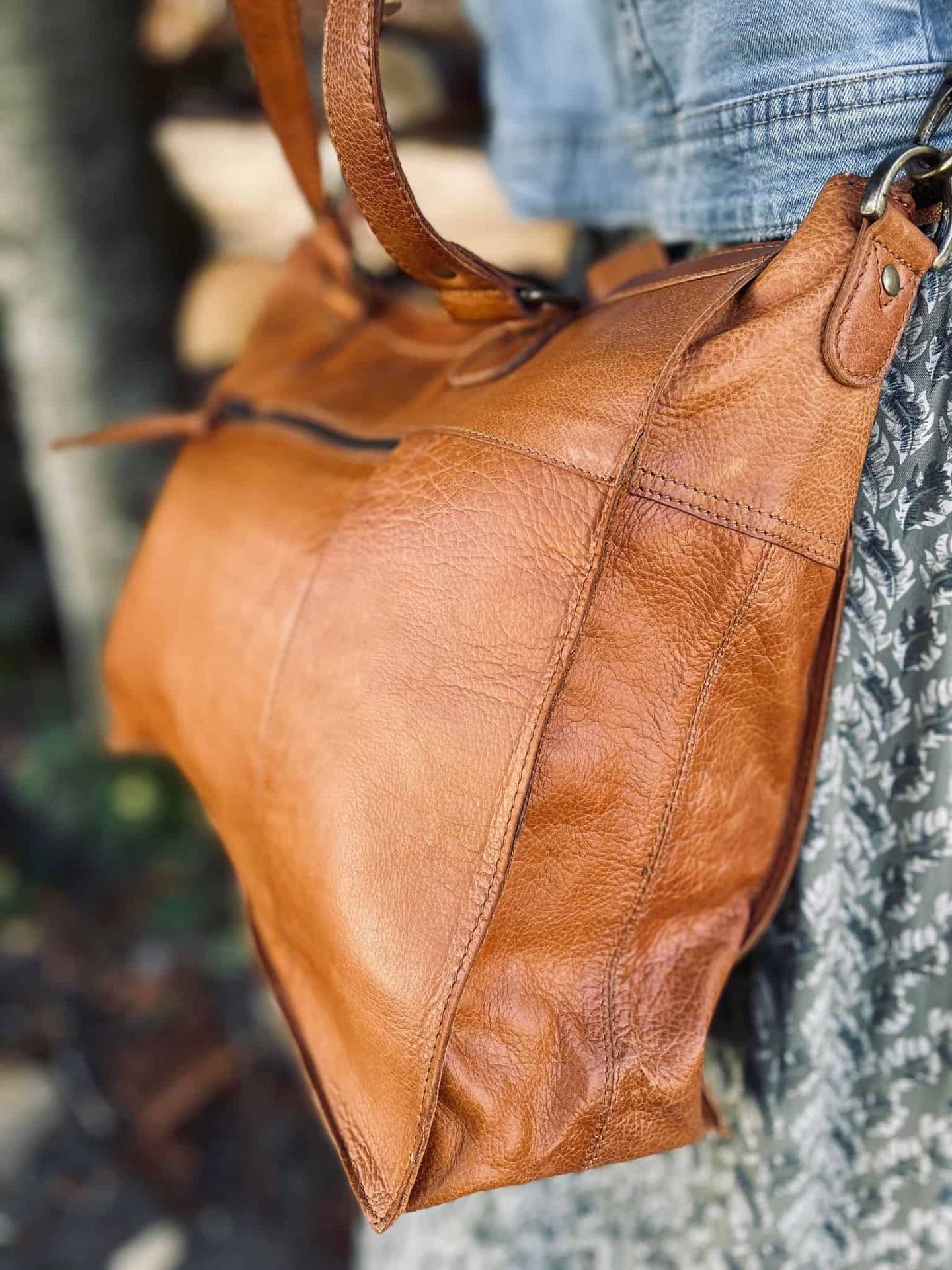 Taske MARY – Cognac - VIAMAJA.DK