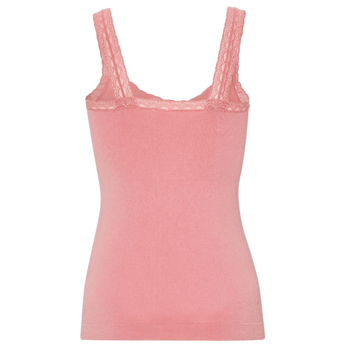 Top med blonde Økotex dusty coral – Bambus - VIAMAJA.DK