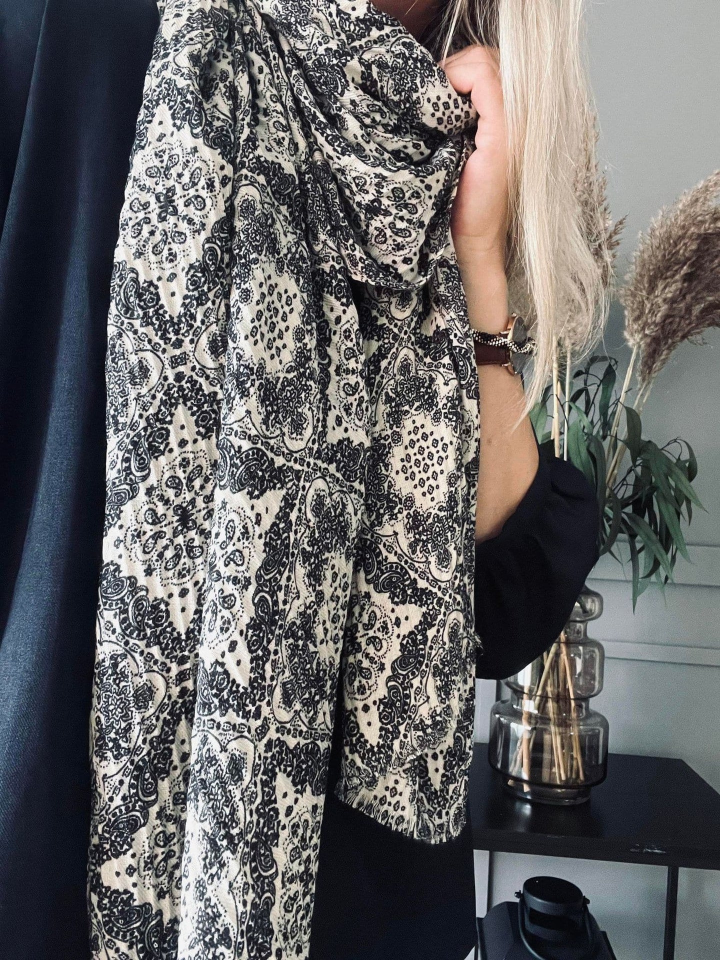 Tørklæde Viva Creme - VIAMAJA.DK