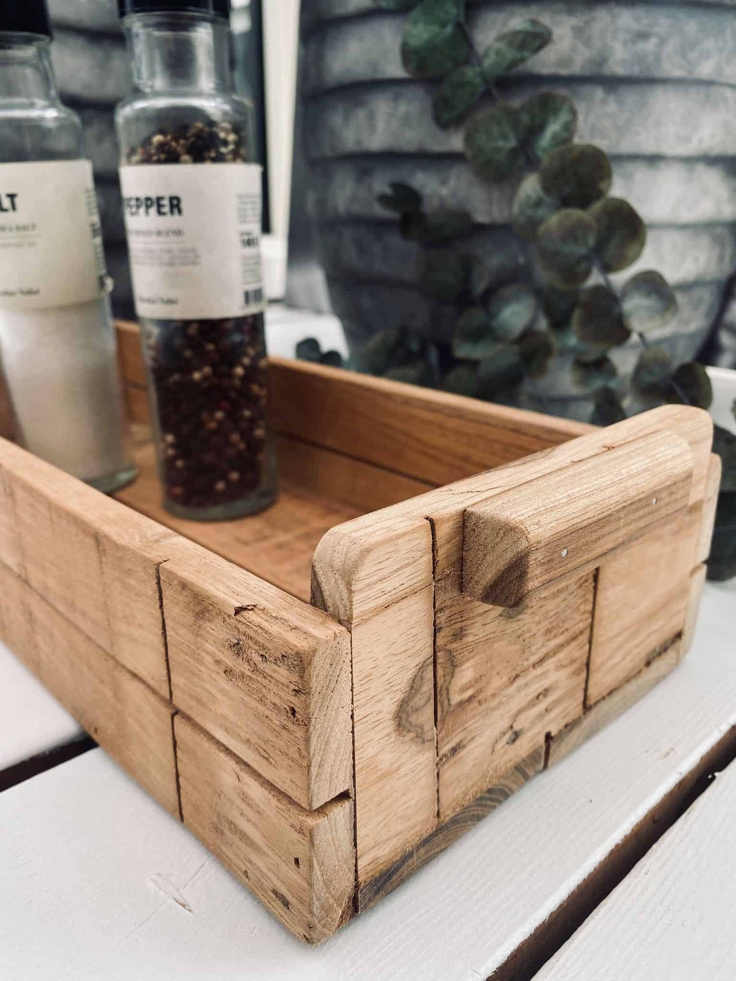 Trækasse - Genbrugstræ - VIAMAJA.DK