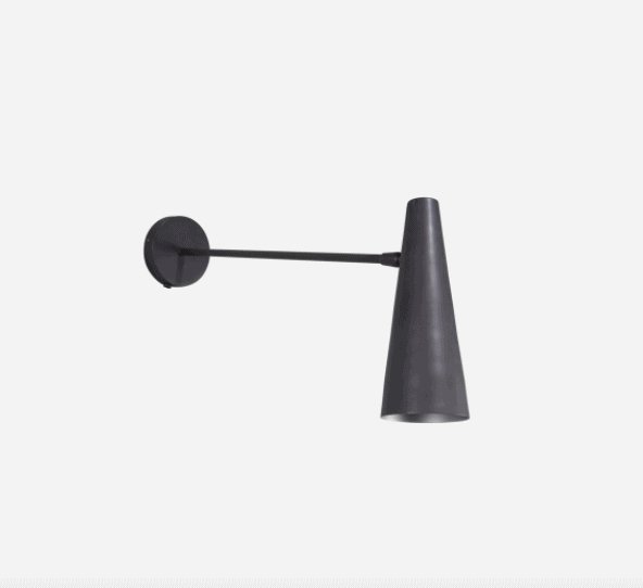 Væglampe, Precise, Mat sort - VIAMAJA.DK