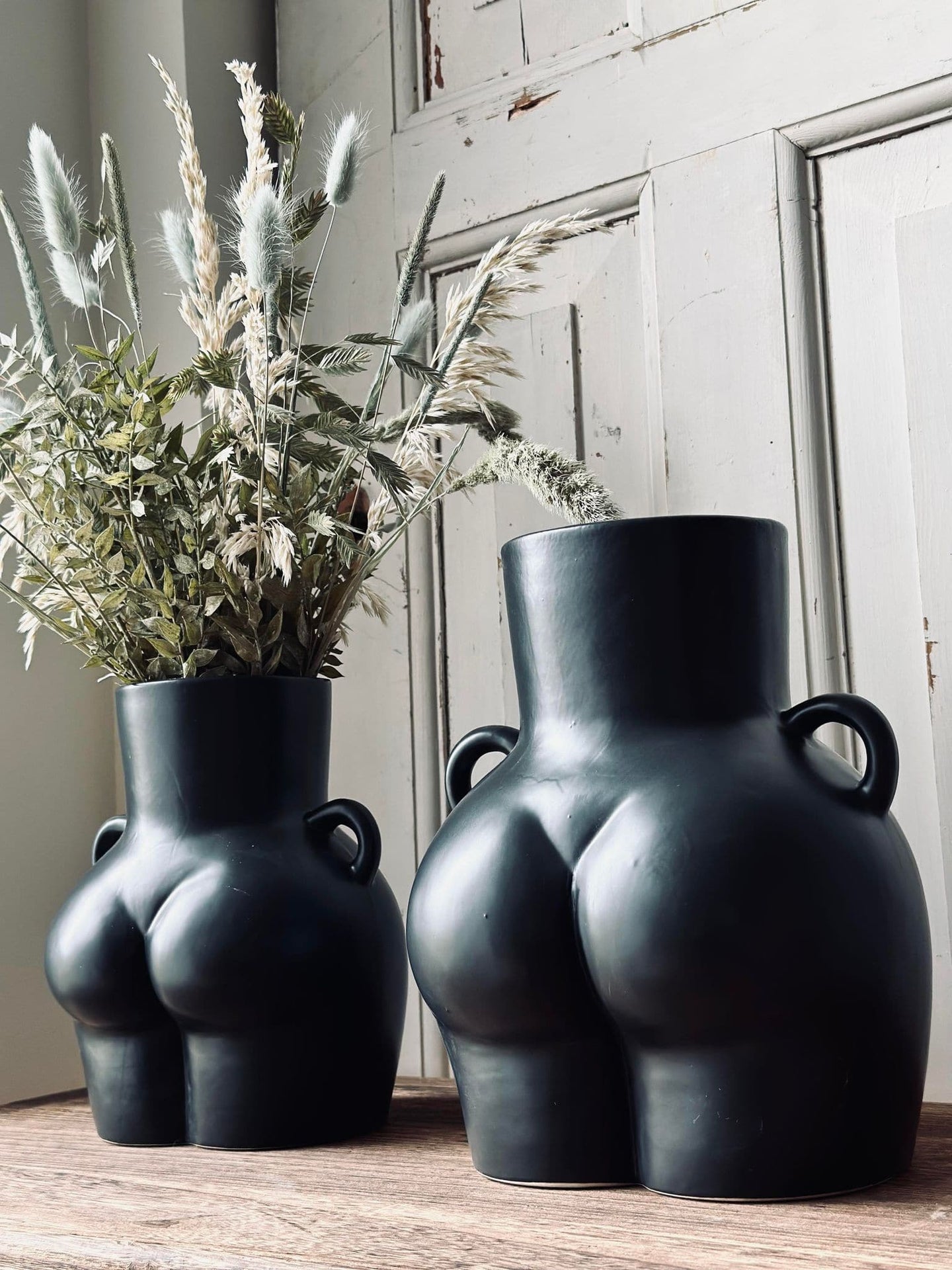 Vase Black Body Big - VIAMAJA.DK
