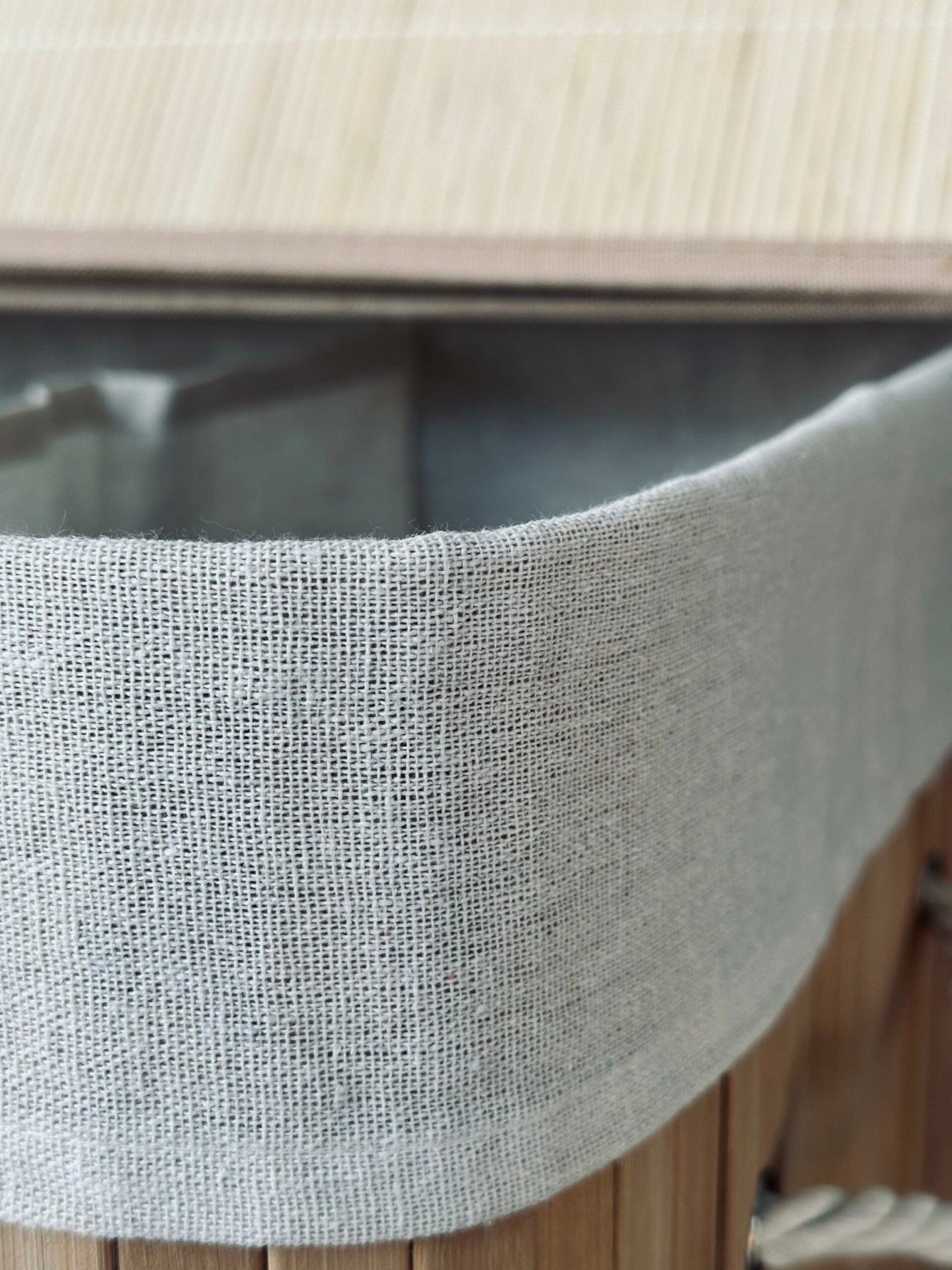 Vasketøjskurv – Bambus med tre rum - VIAMAJA.DK