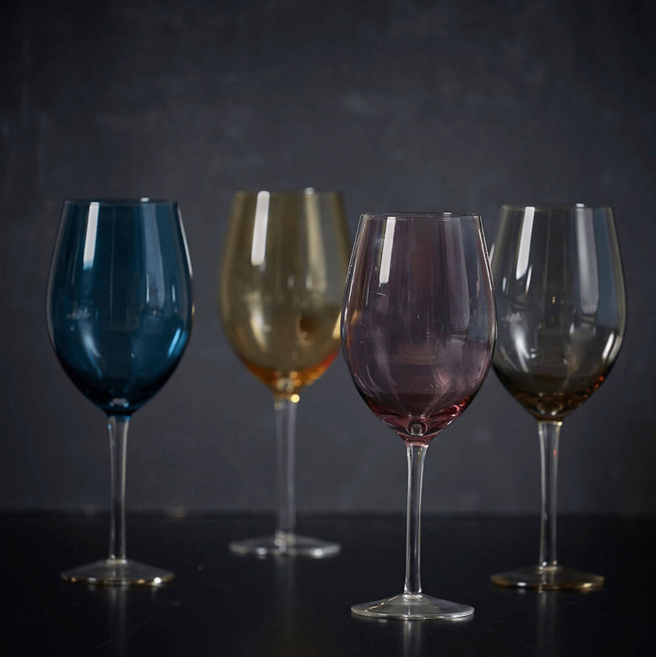 Vinglas Color – Sæt med 4 stk - VIAMAJA.DK