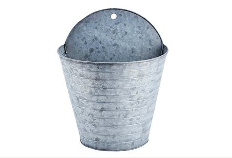 Zinkpotte - Væghængt - Lille - VIAMAJA.DK