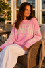 Stickad Aria Copenhagen - Rosa / Beige