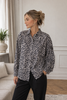 Trendig skjorta - Grey leopard