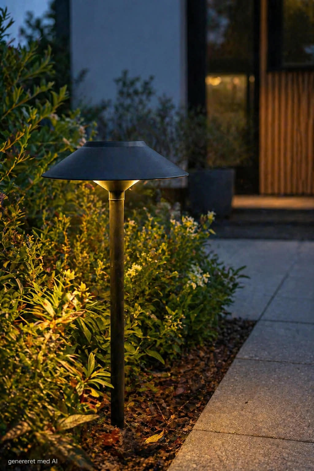 Trädgårdslampa med solceller – Set om 2 st