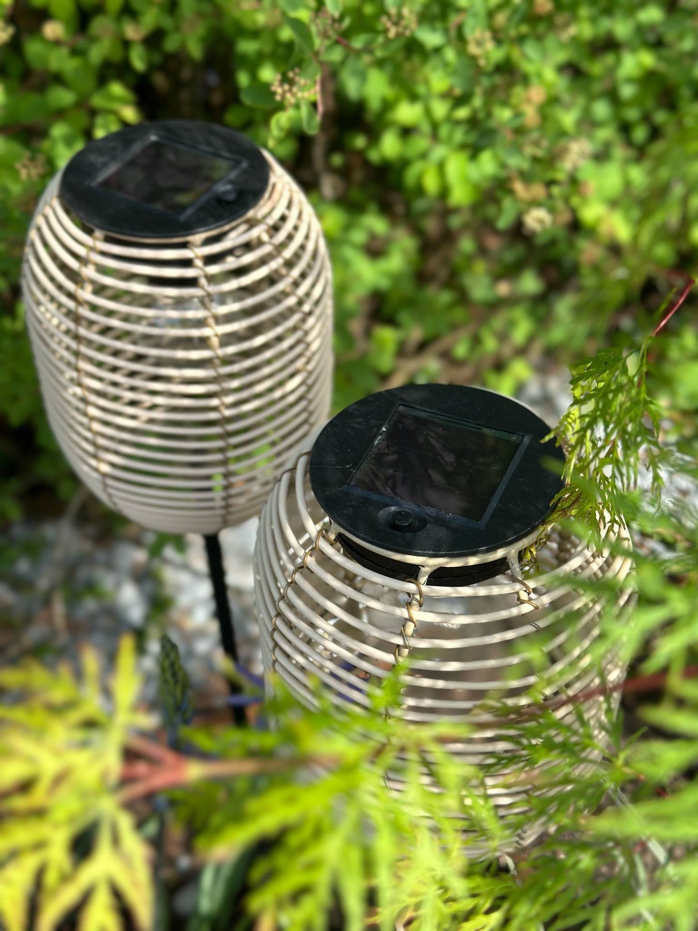 Lykta med påle - Solar Natur