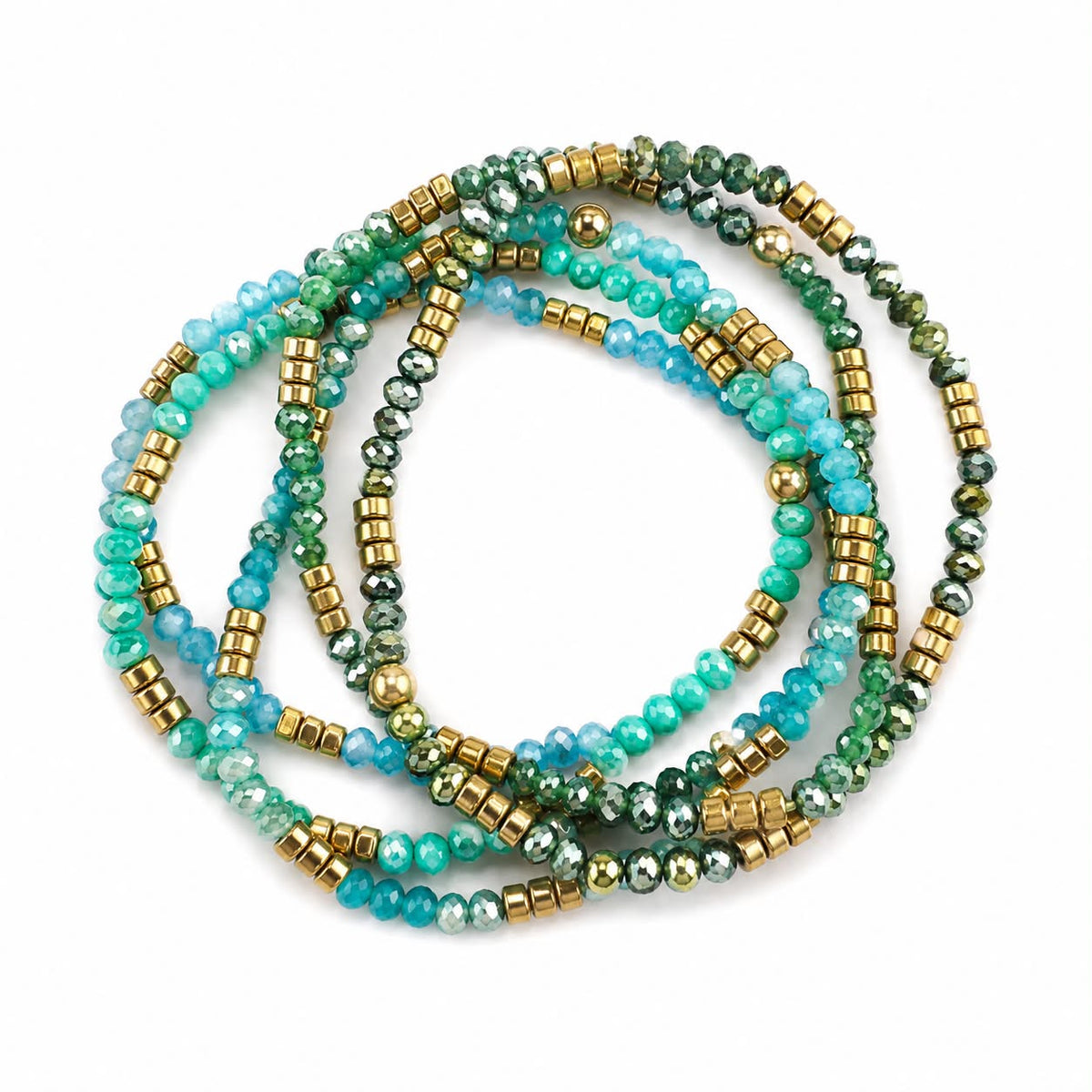 Armband Merle – green mix 1 st
