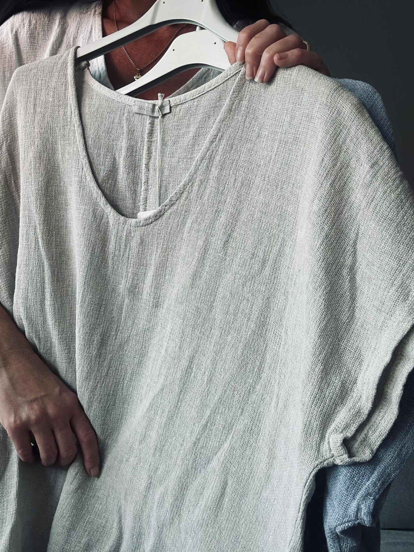 T-shirt Cozy linmix - Beige
