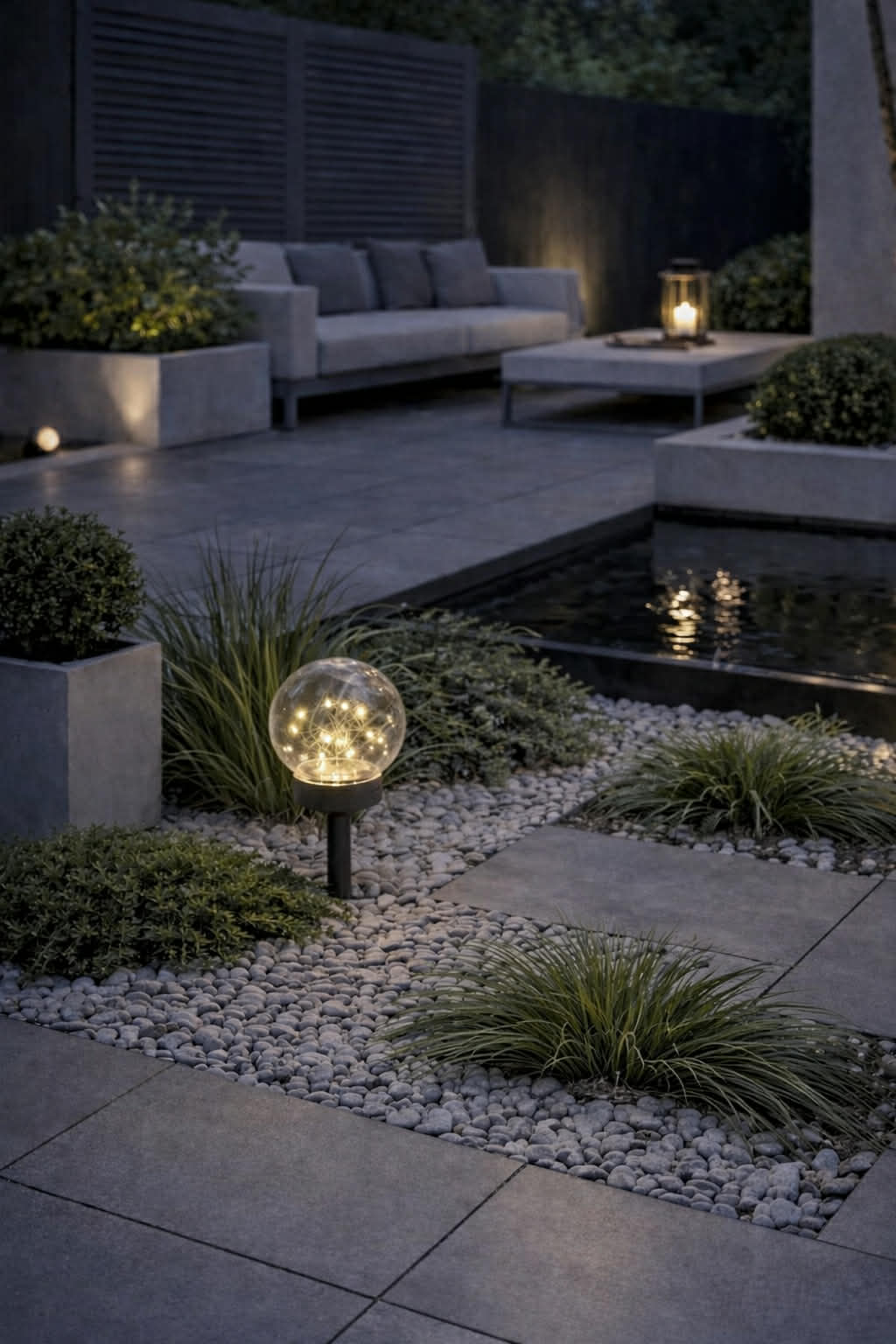 Kula med 20 LED-ljus – Solar