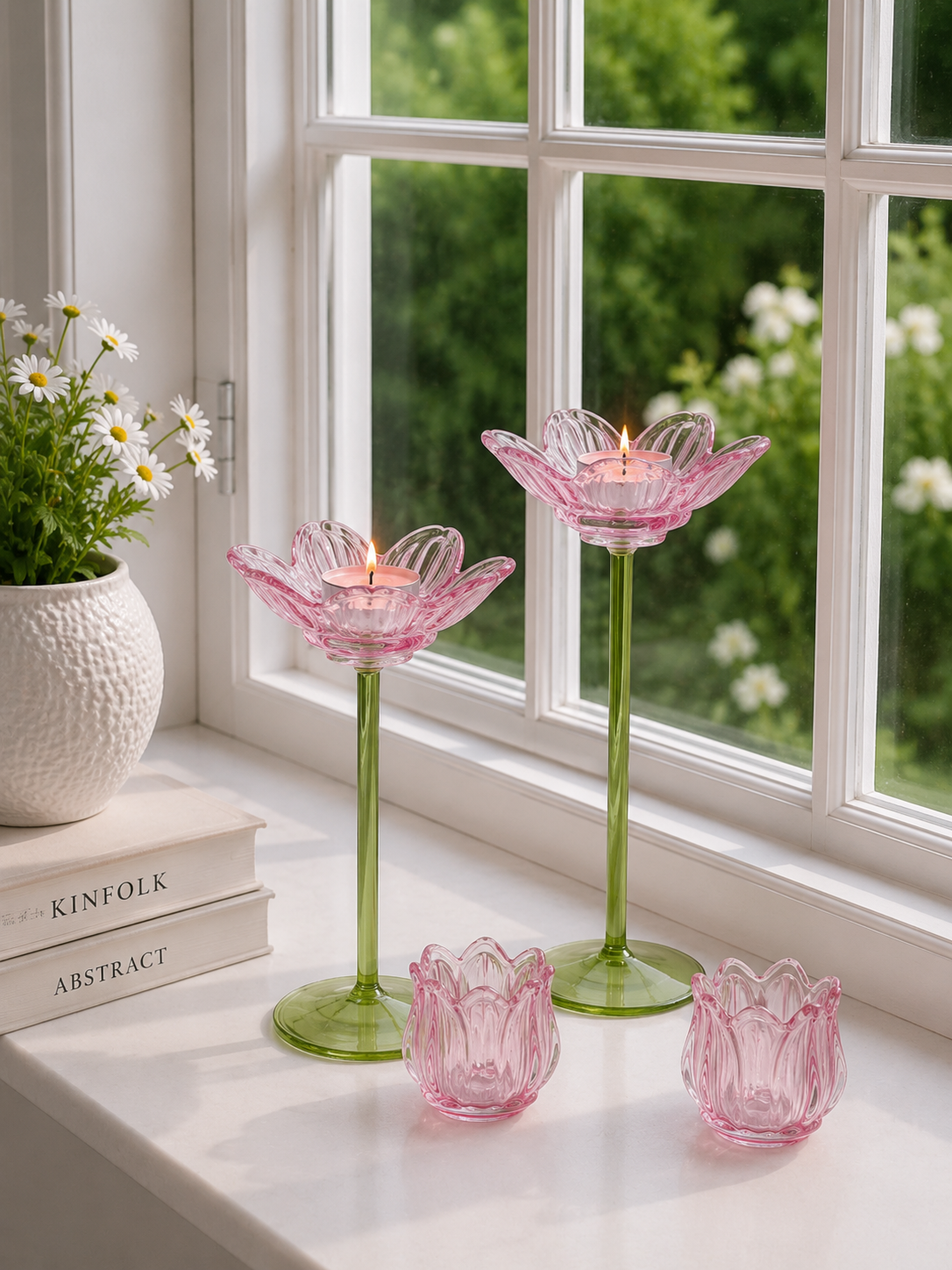 Ljusstake blomma - Rosa