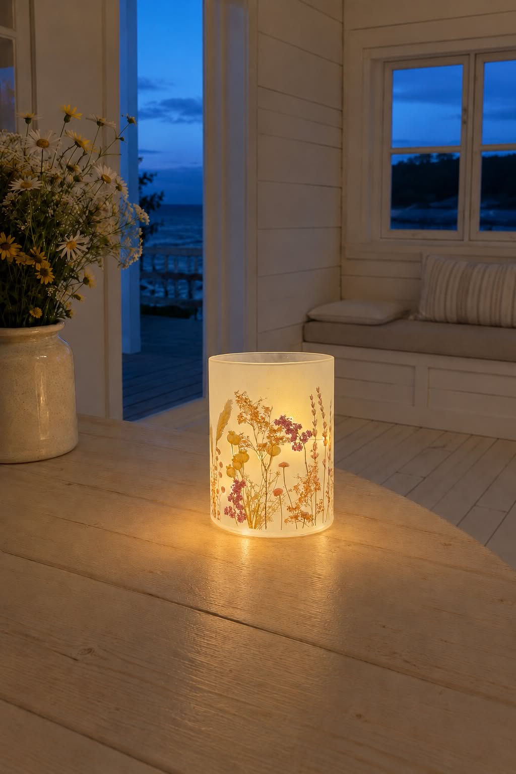FLORA ljus - Rosa / Gul