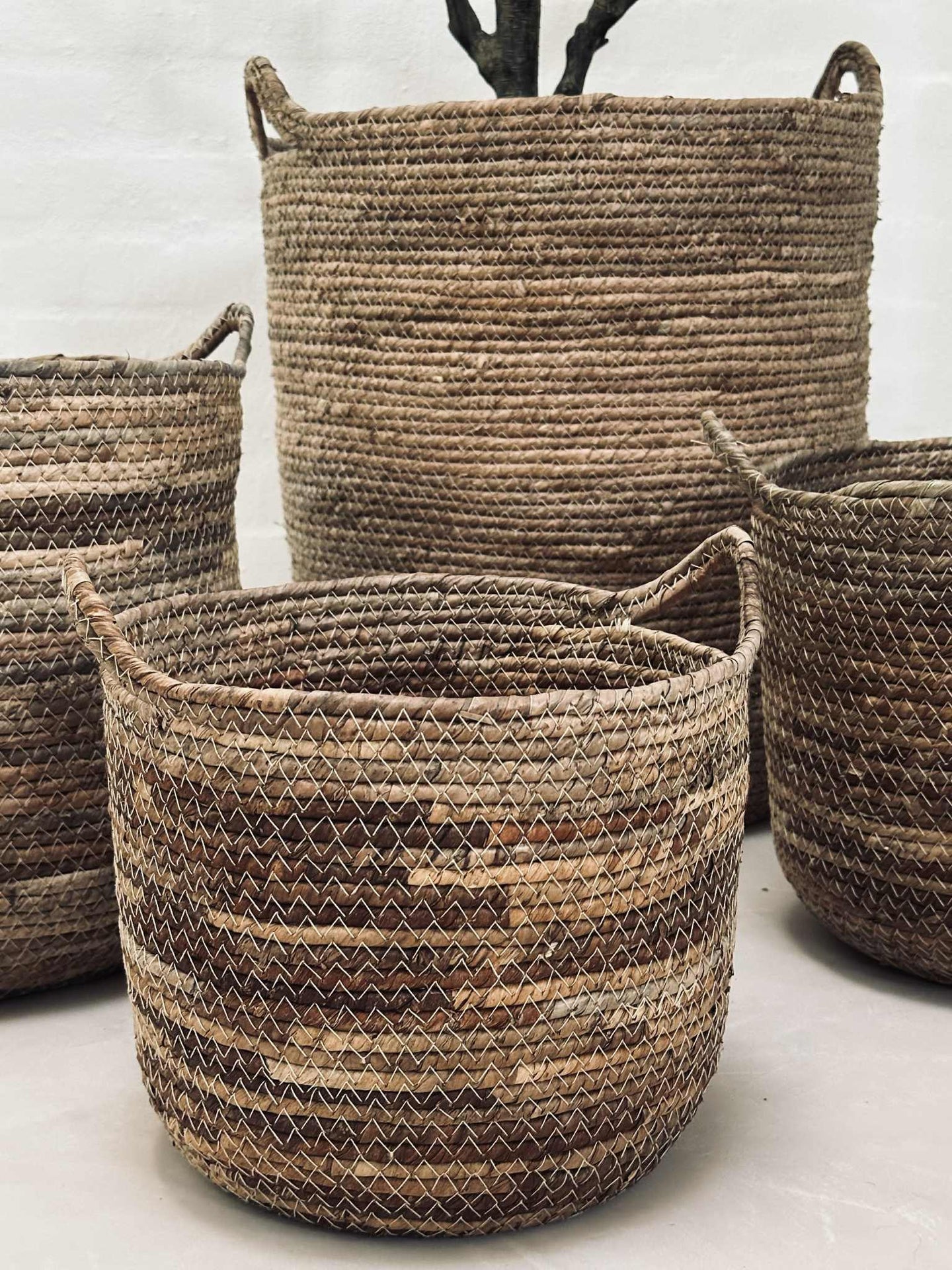 Korgar Natur - Set med 4 st.