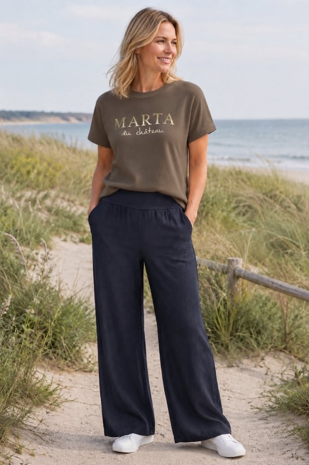 Byxor Linnemix – Navy