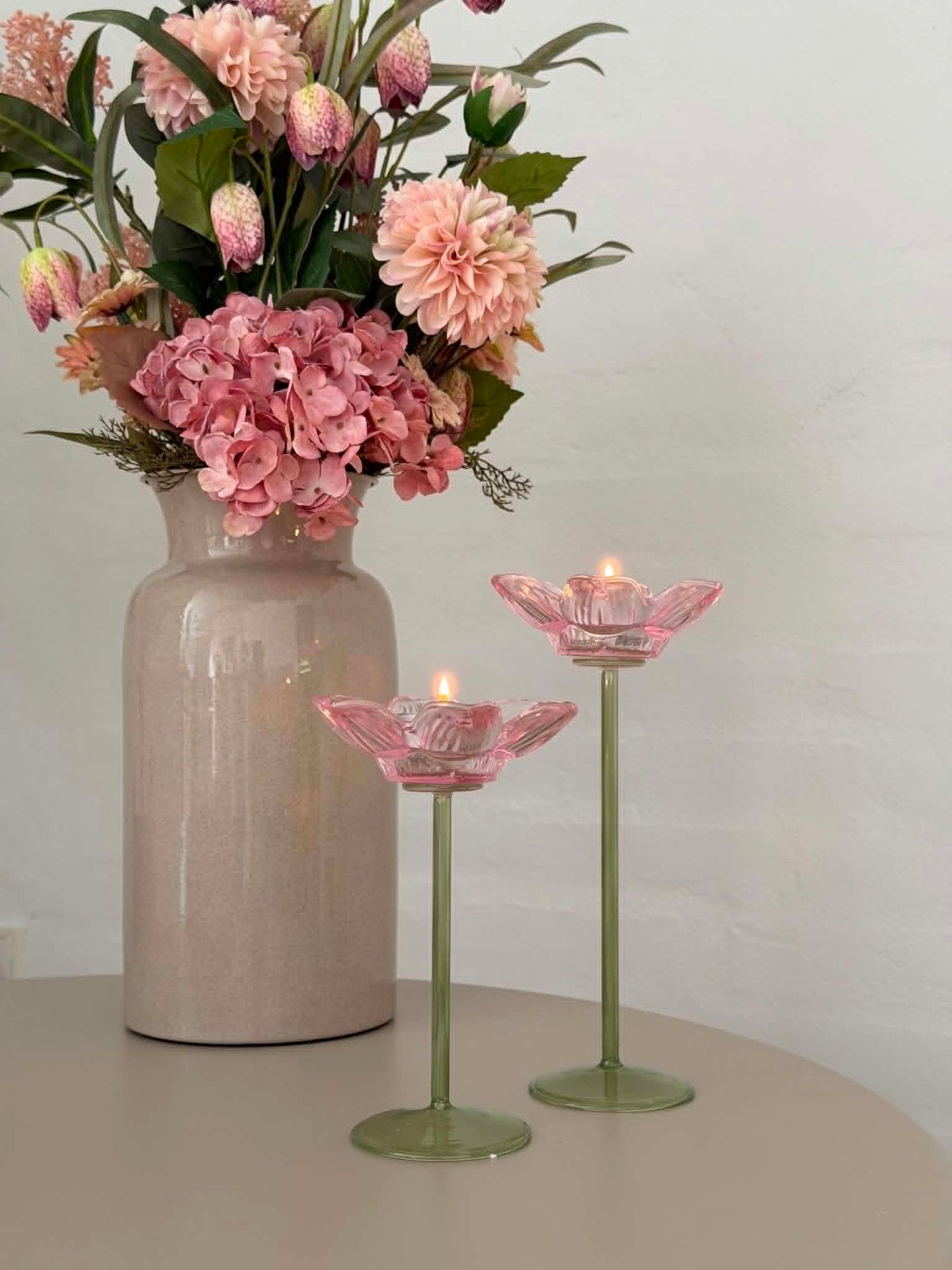 Ljusstake blomma - Rosa