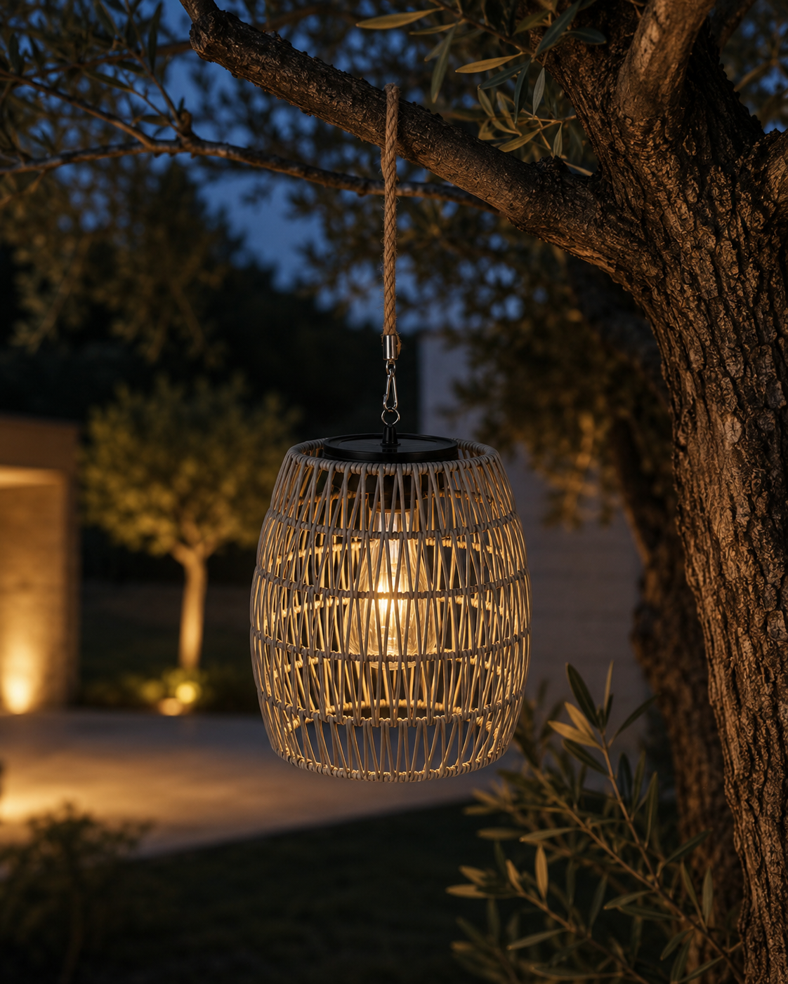 Lampa med solceller - Grey