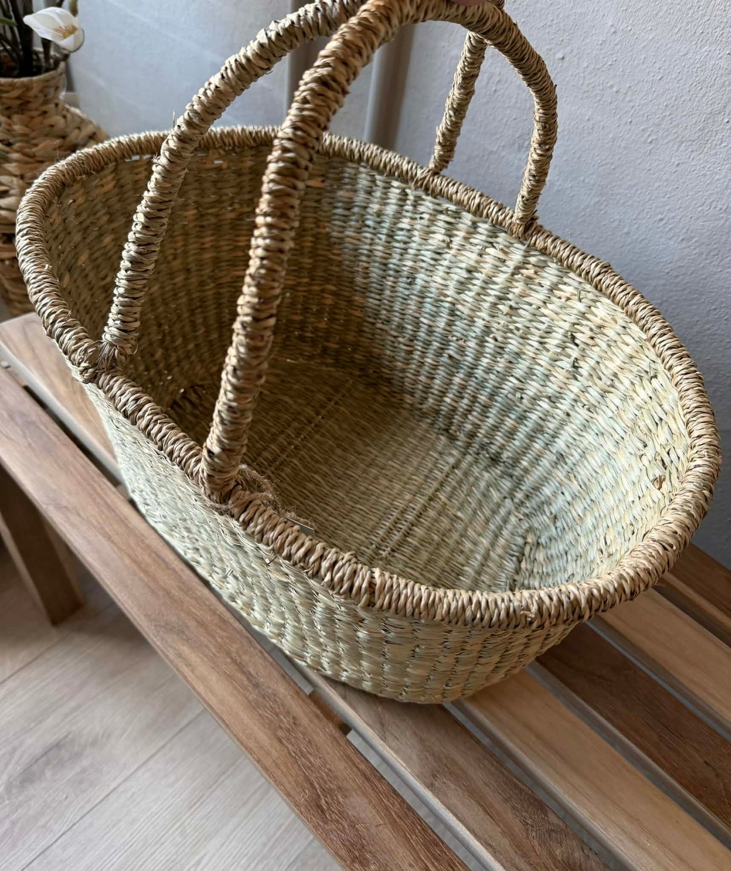Bykorg i sjögräs