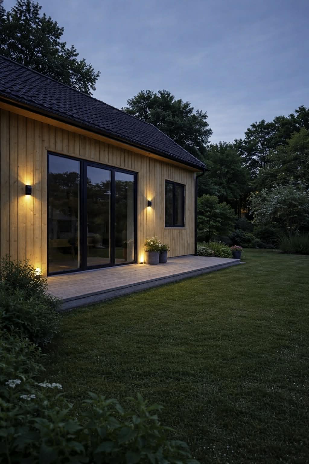 Vägglampa med solceller – Up & Down