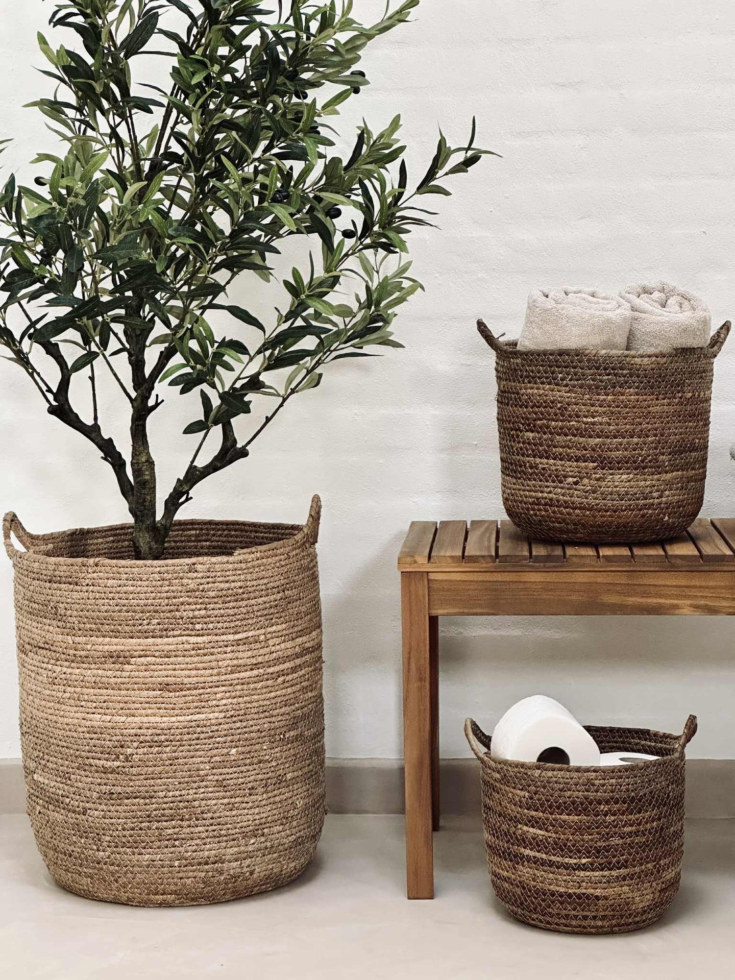 Korgar Natur - Set med 4 st.