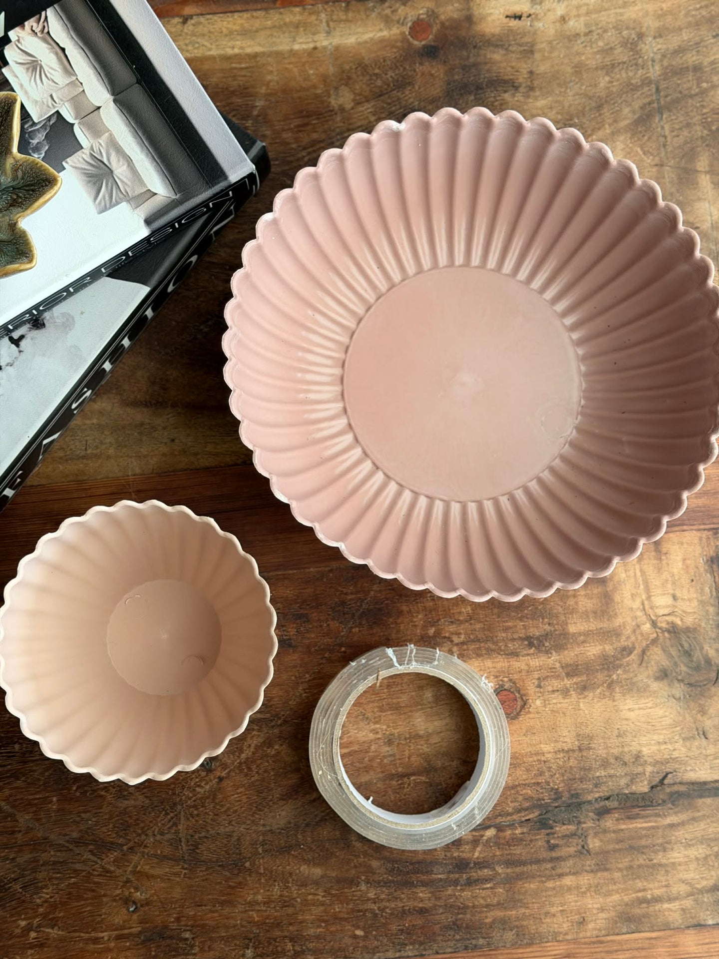 DIY-uppsättning i betonglook - Rosa
