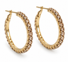 Örhängen Smilla Hoops - Champagne
