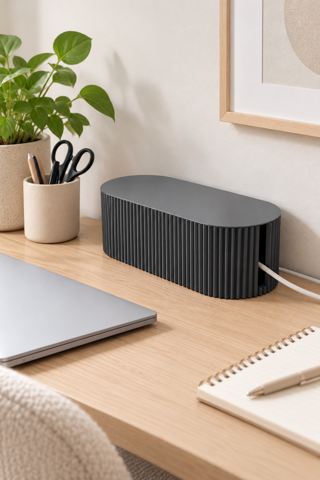 kabelgömma – grå kabelbox