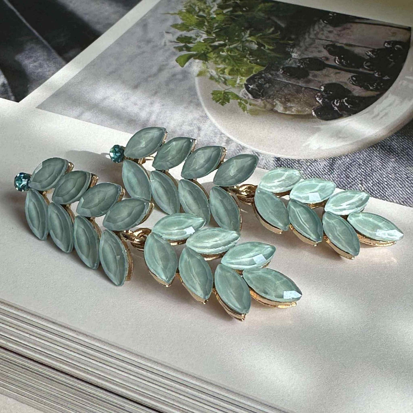 Örhängen Leona - Aqua