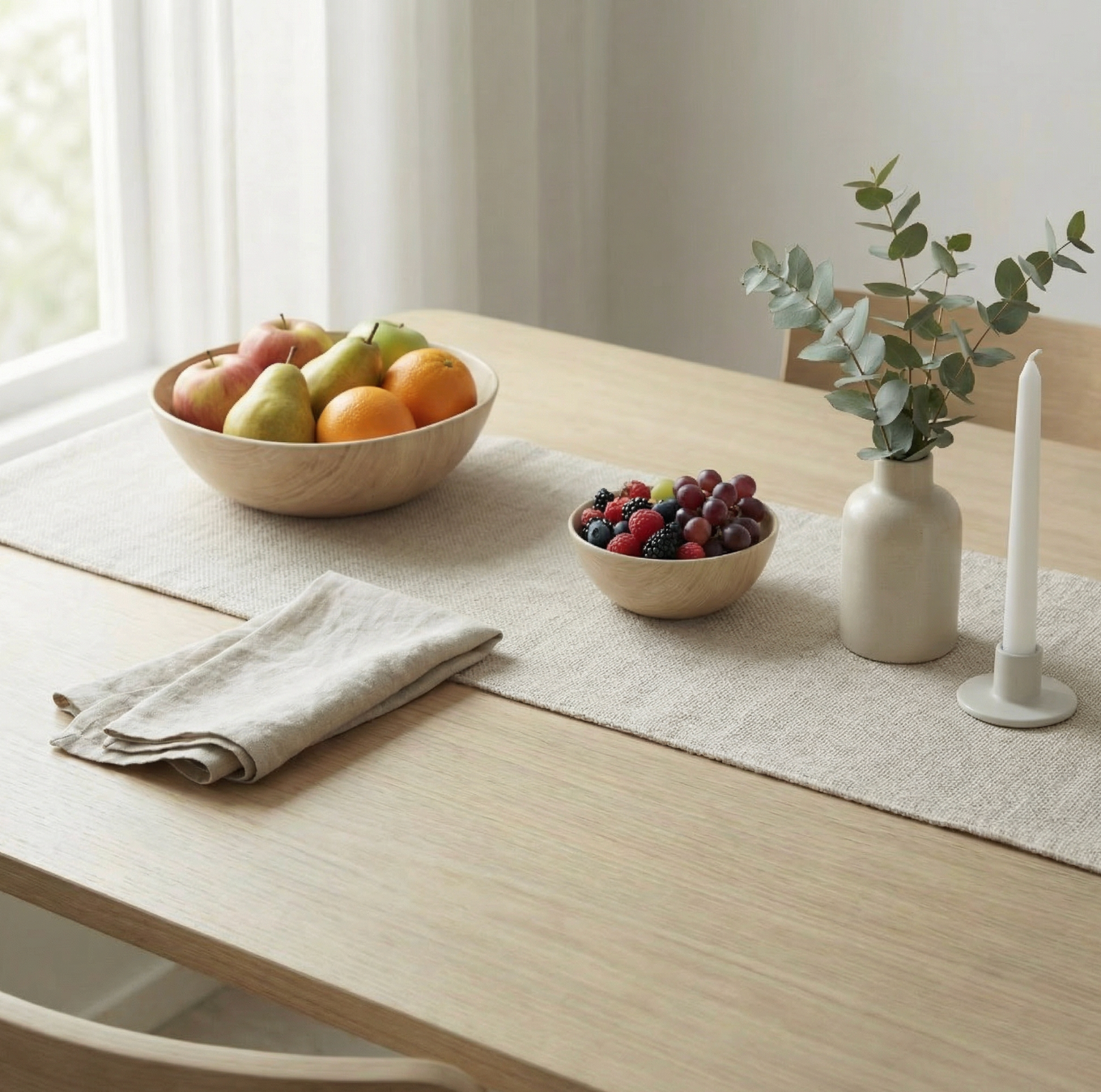 Skål Wood melamin - Flera storlekar