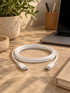 Laddningskabel USB-C till USB-C - 2 m vit