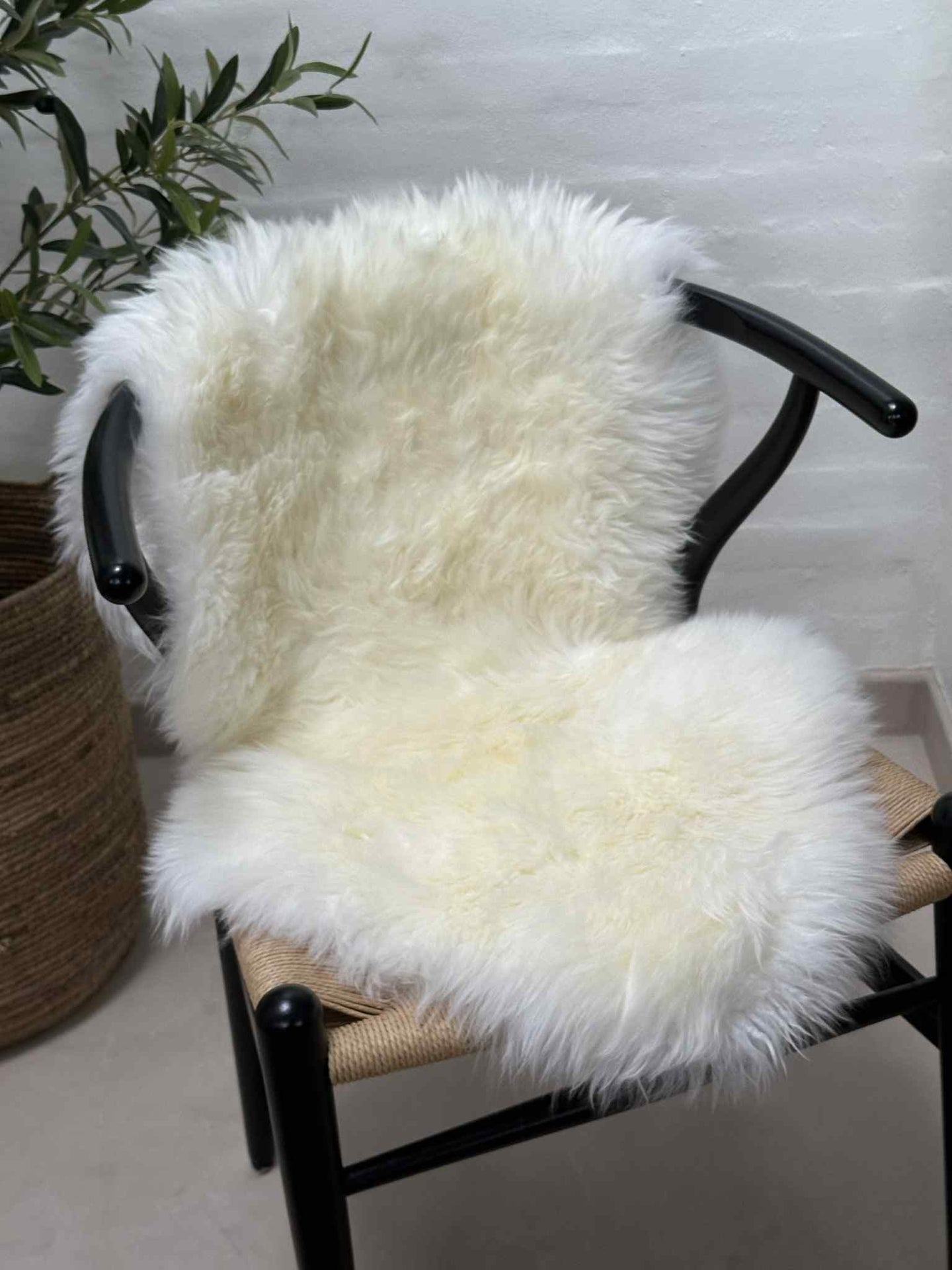 Lammskinn 85x55 – Vit