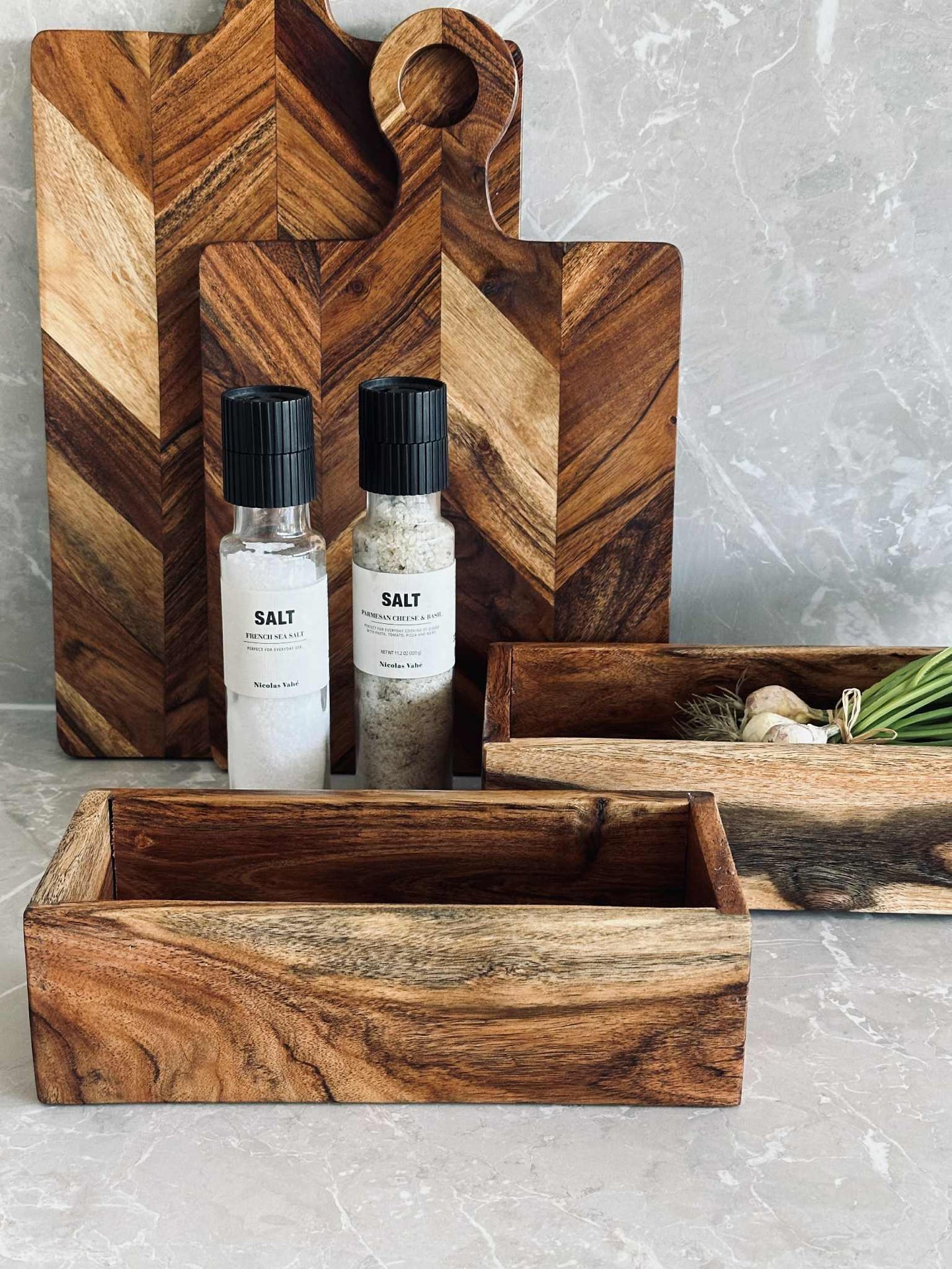 Förvaringslådor - Set med 2 st.