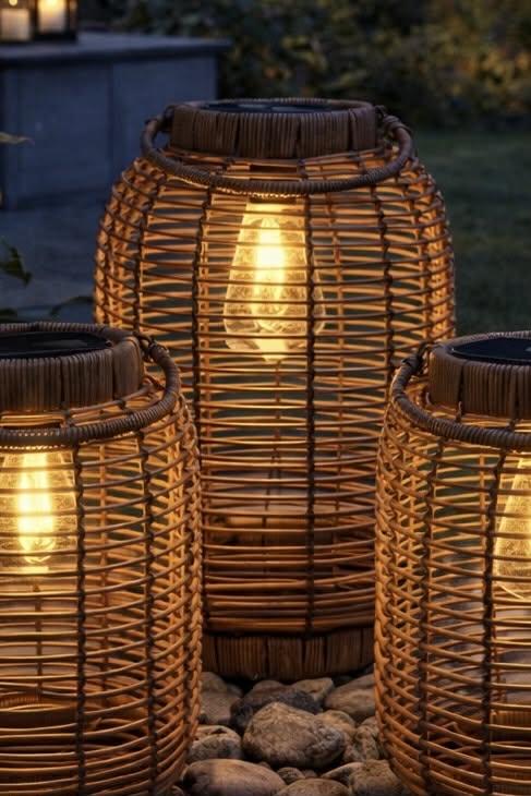 Lykta med solceller Molly – Liten