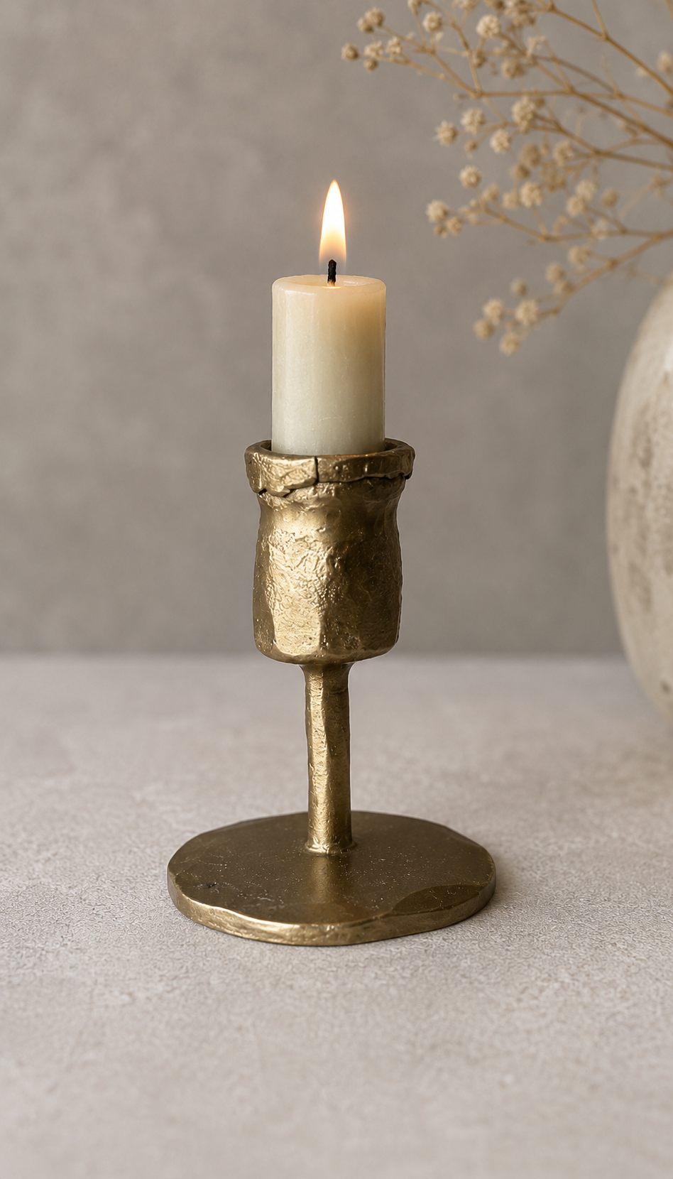 Ljusstake – Golden 7 cm