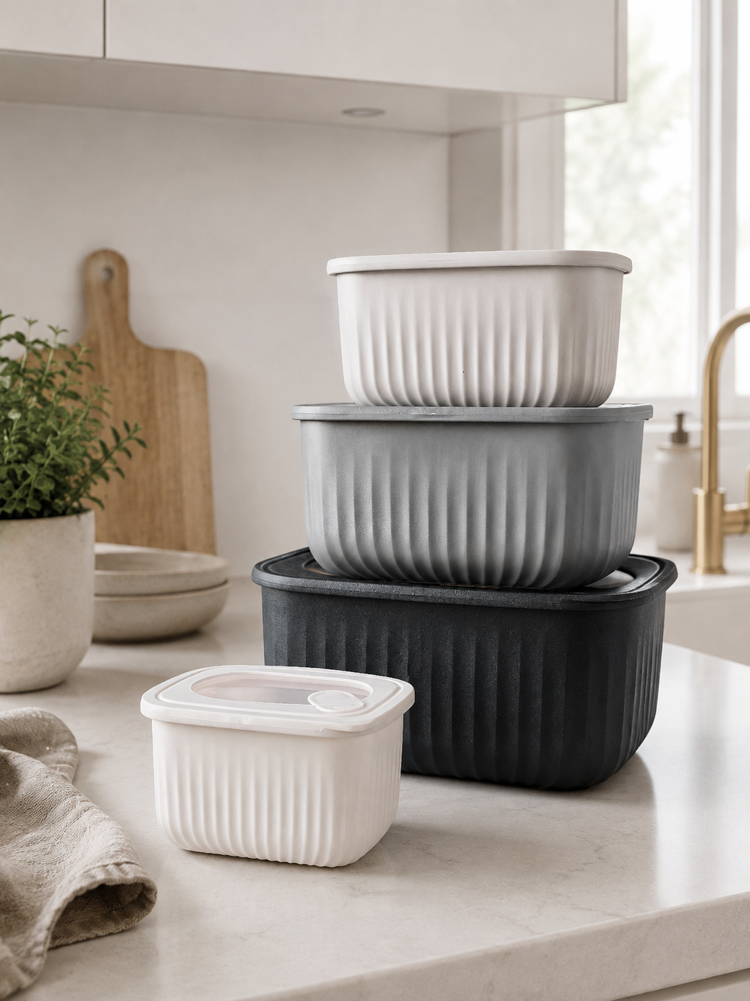 Förvaringsburkar – Set om 4 st