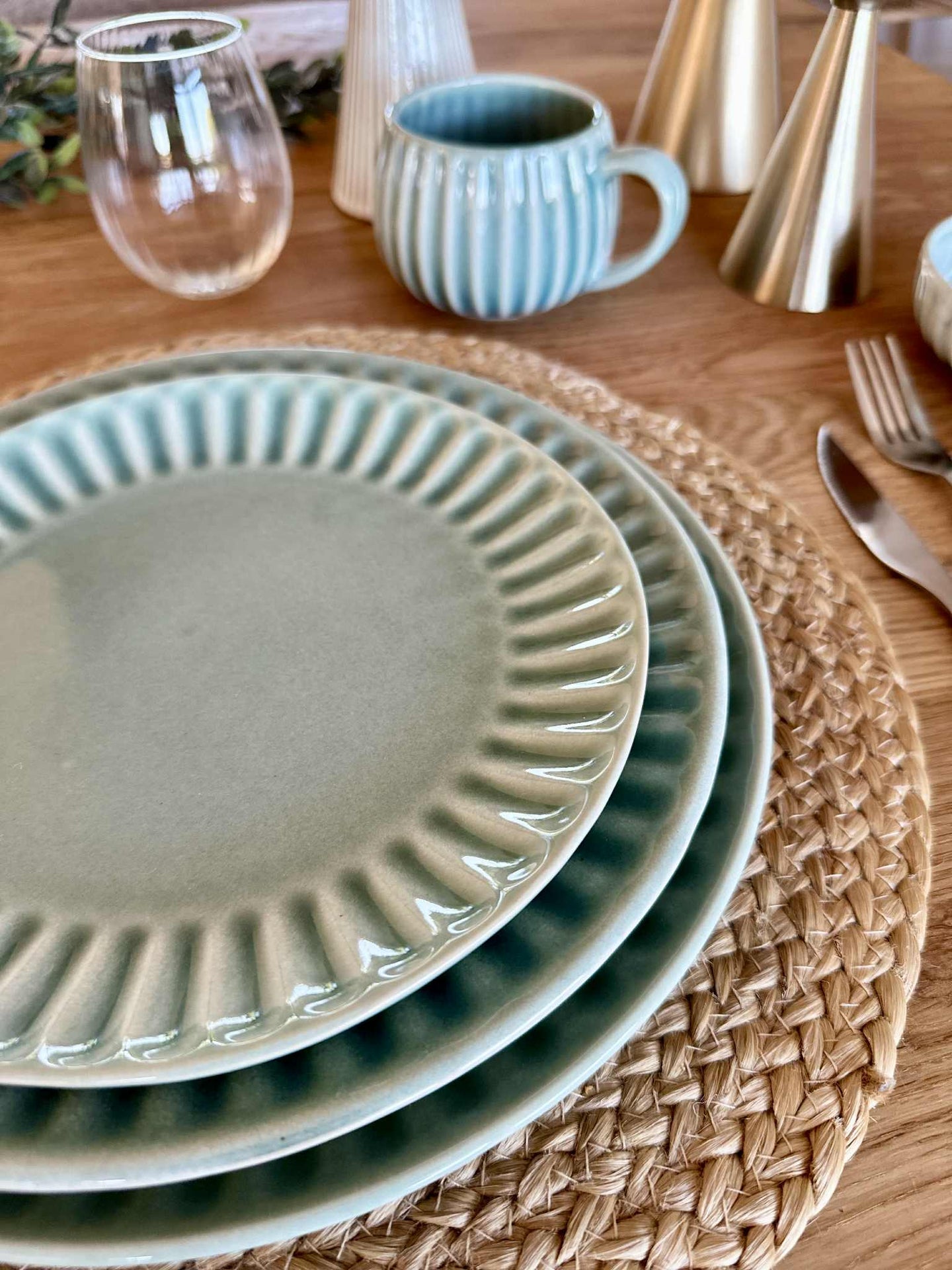 Tallrik VIGA Mint - Flera storlekar