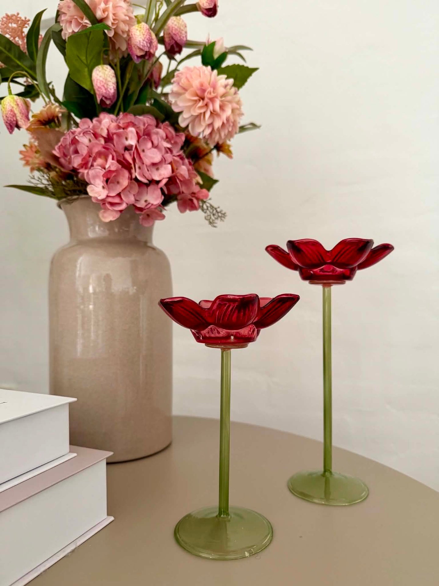 Ljusstake blomma - Röd