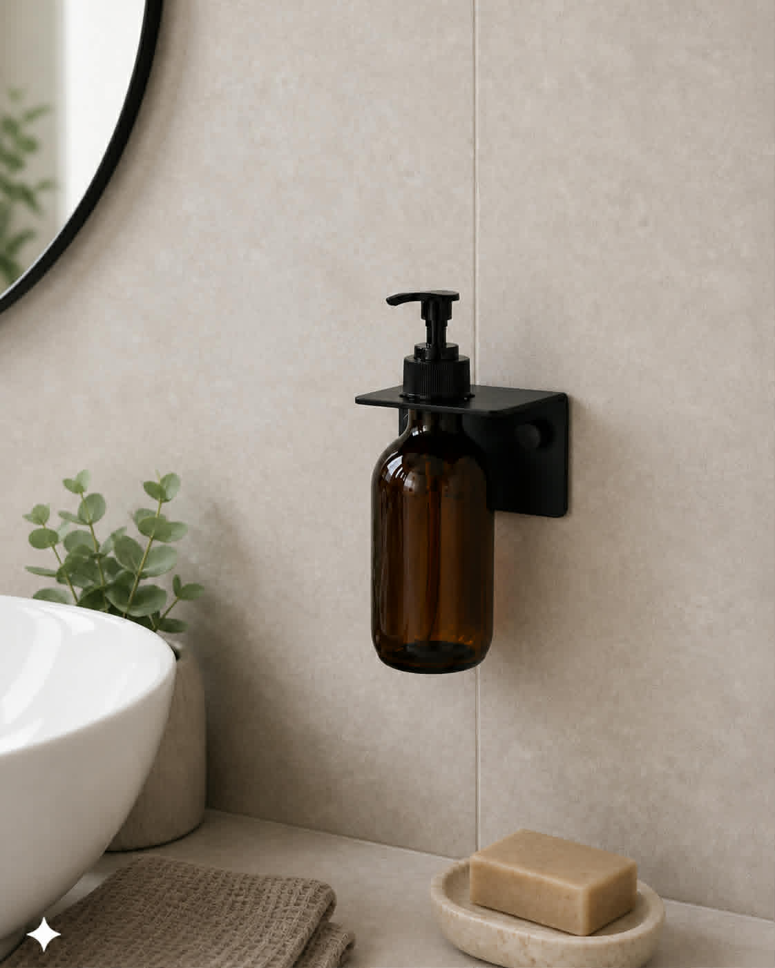 Upphängning till dispenser - Black