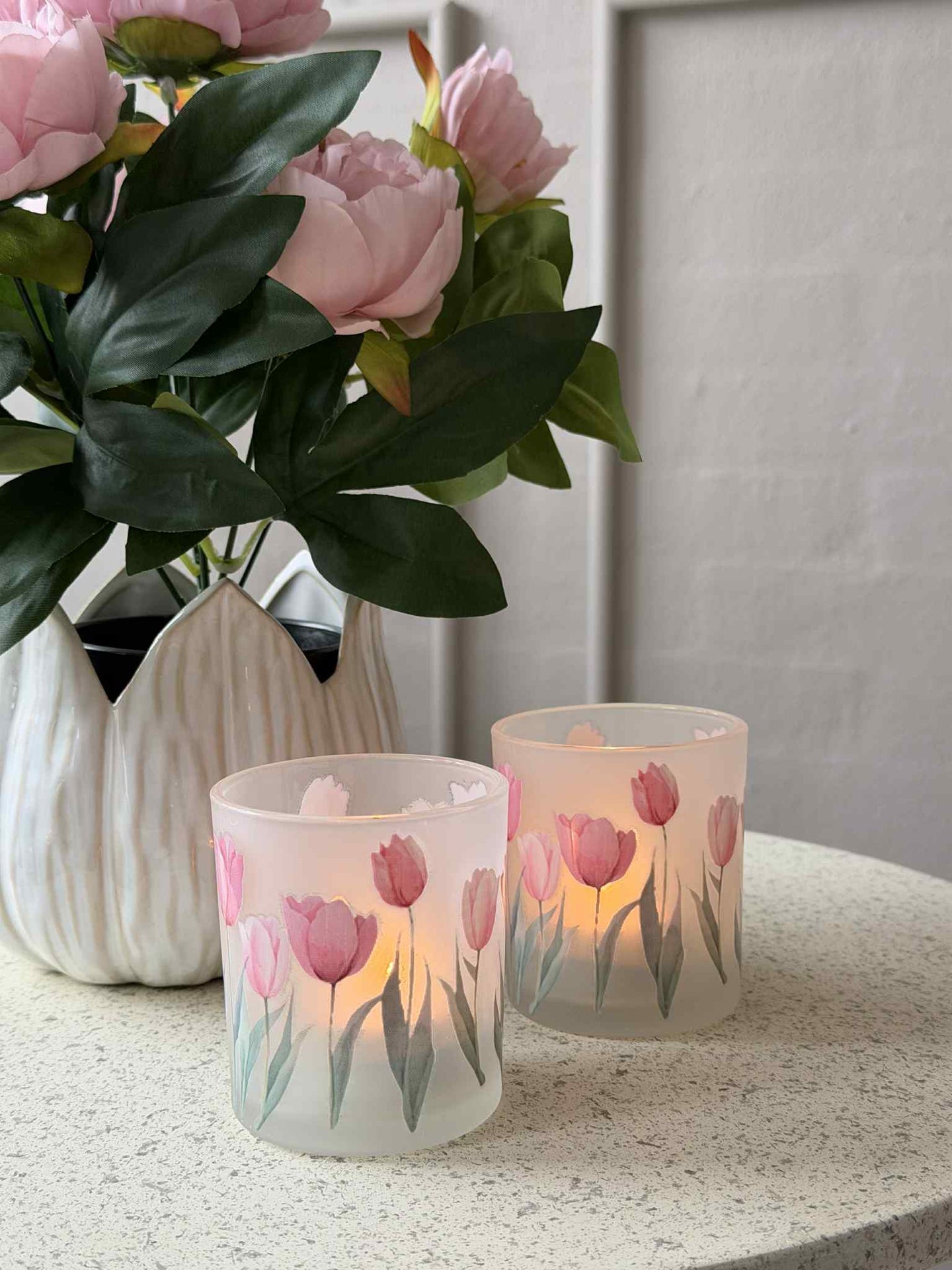 Ljusstakar Tulpaner 3st.