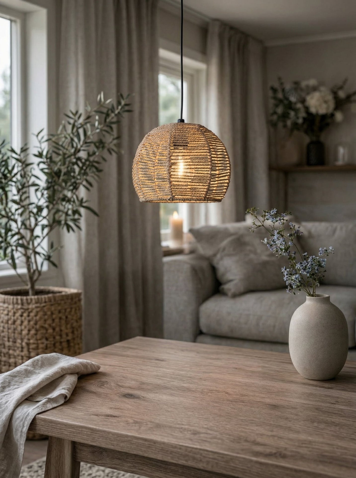 LED-lampa för batterier med timerfunktion
