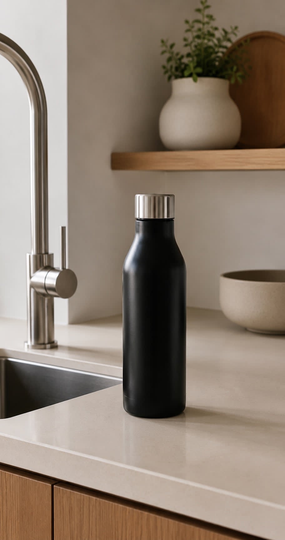 Termoflaska 450 ml – Black