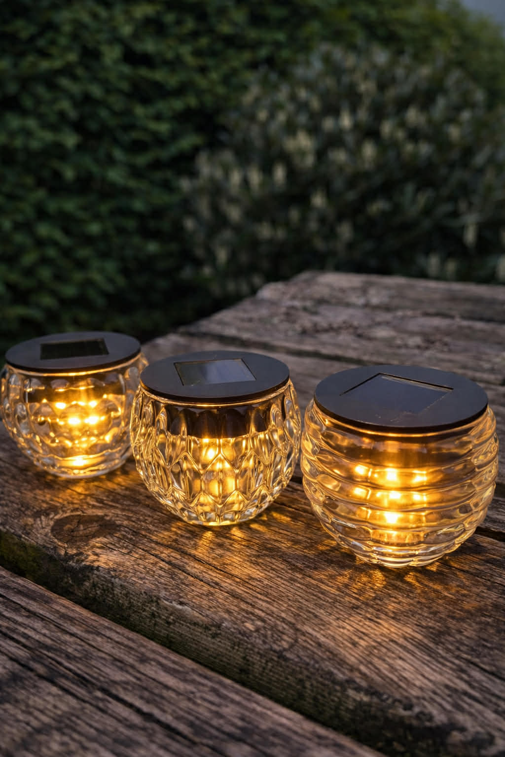 Ljusstake med solceller - Utomhus
