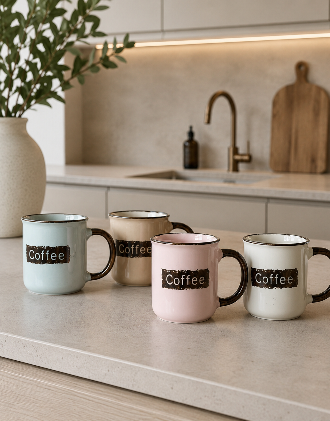 Krus Coffee - Set med 4 st.