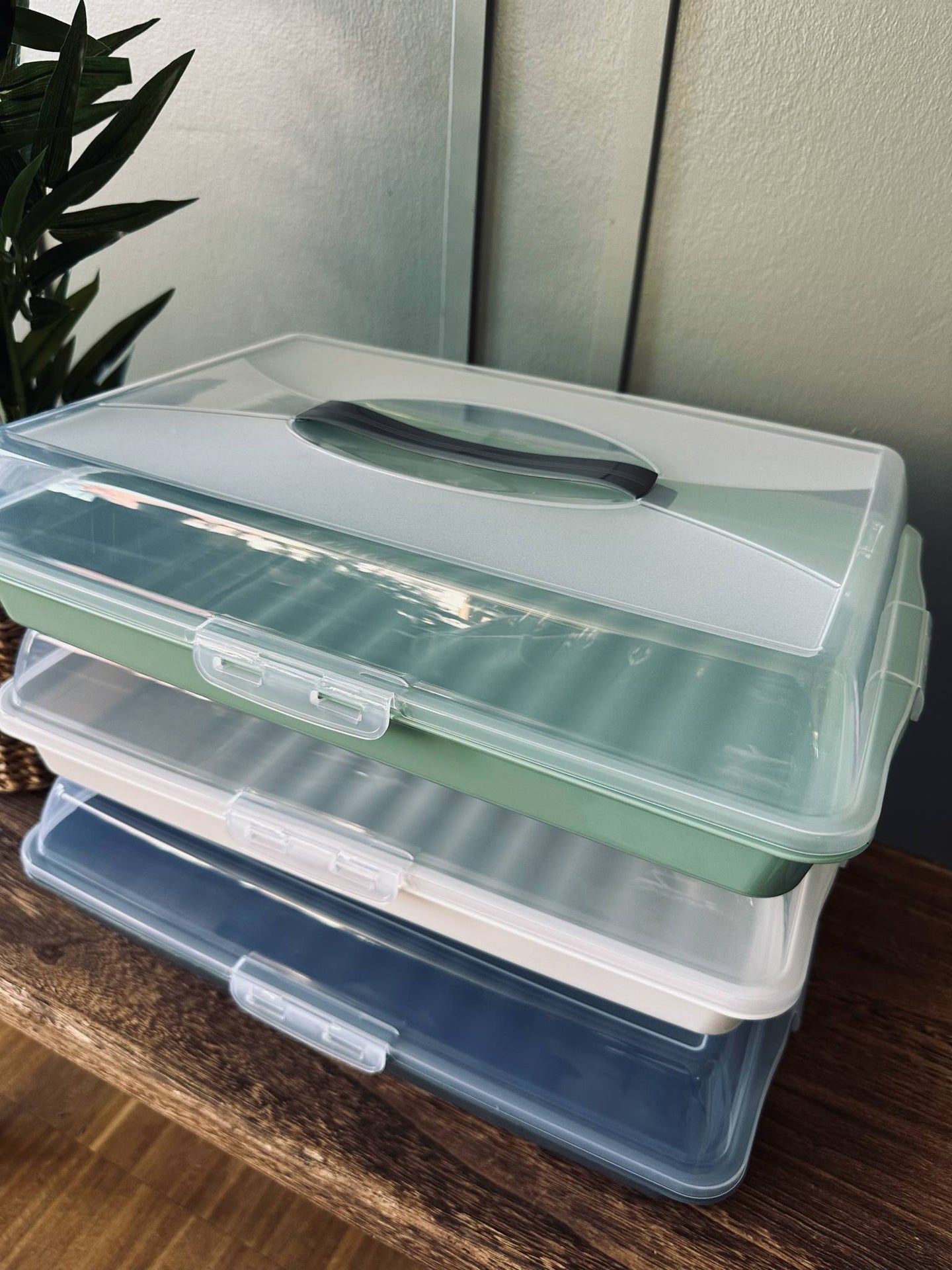 Kakfat med lock - Färgblandning