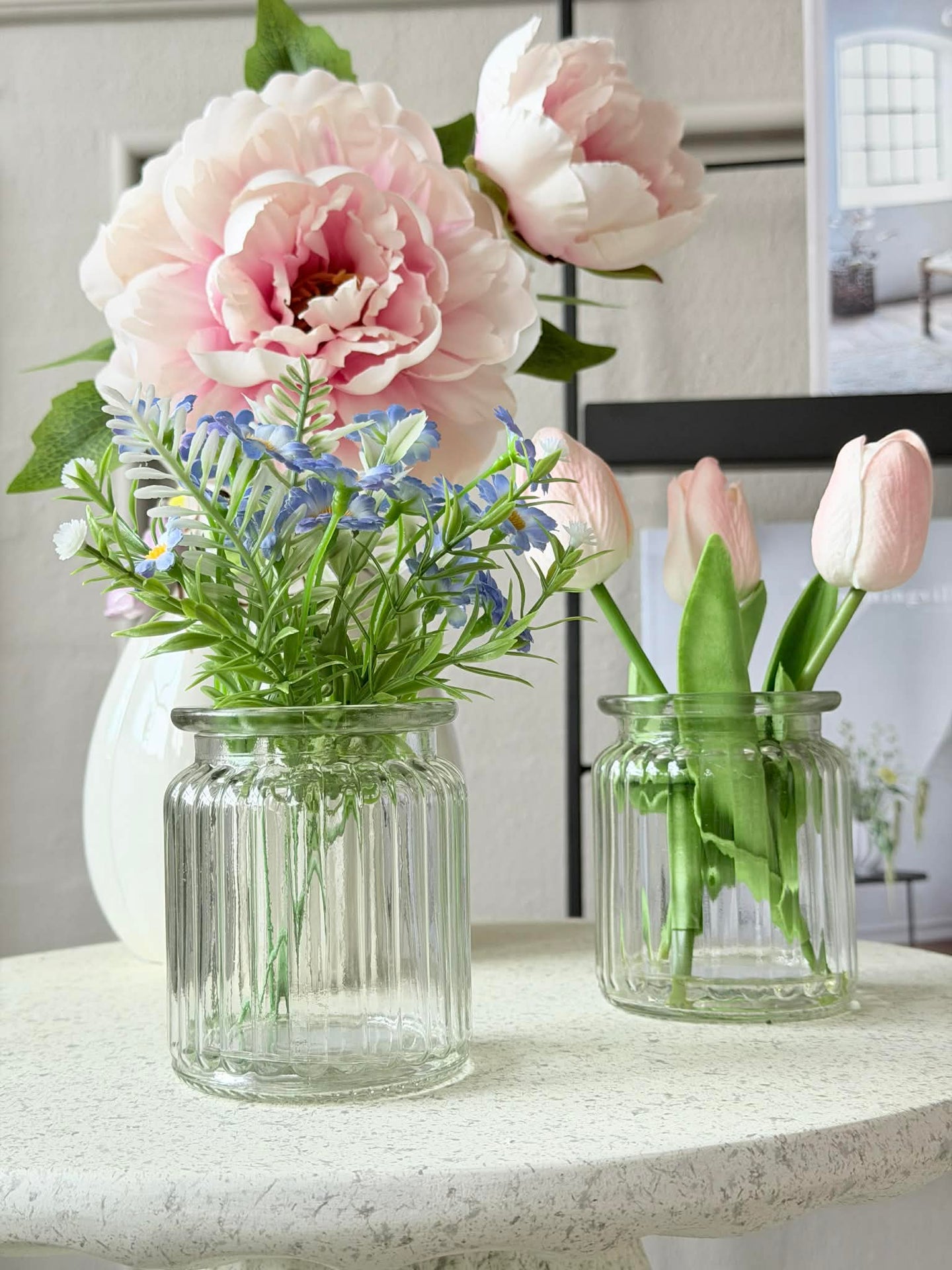 Blommor i vas - Flera färger