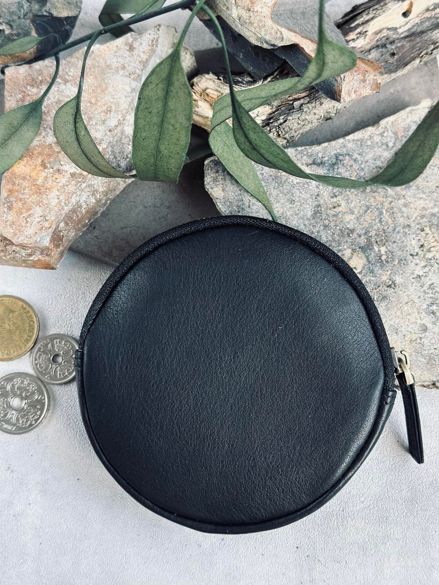 Plånbok i Svart läder