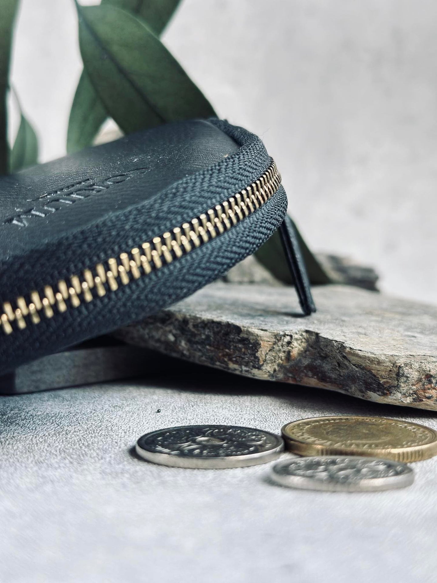 Plånbok i Svart läder