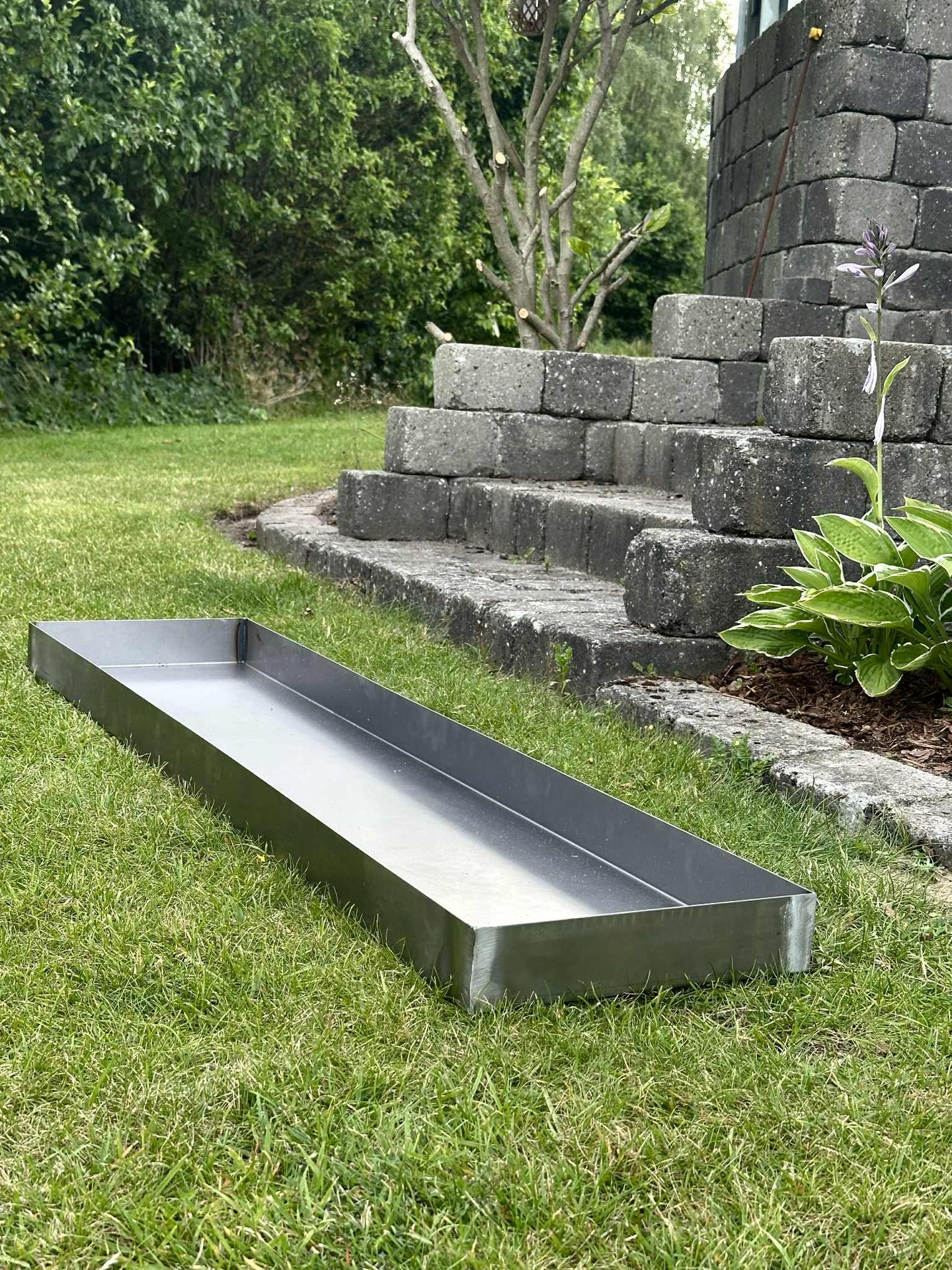 Spegelbassäng Rectangle - Rost
