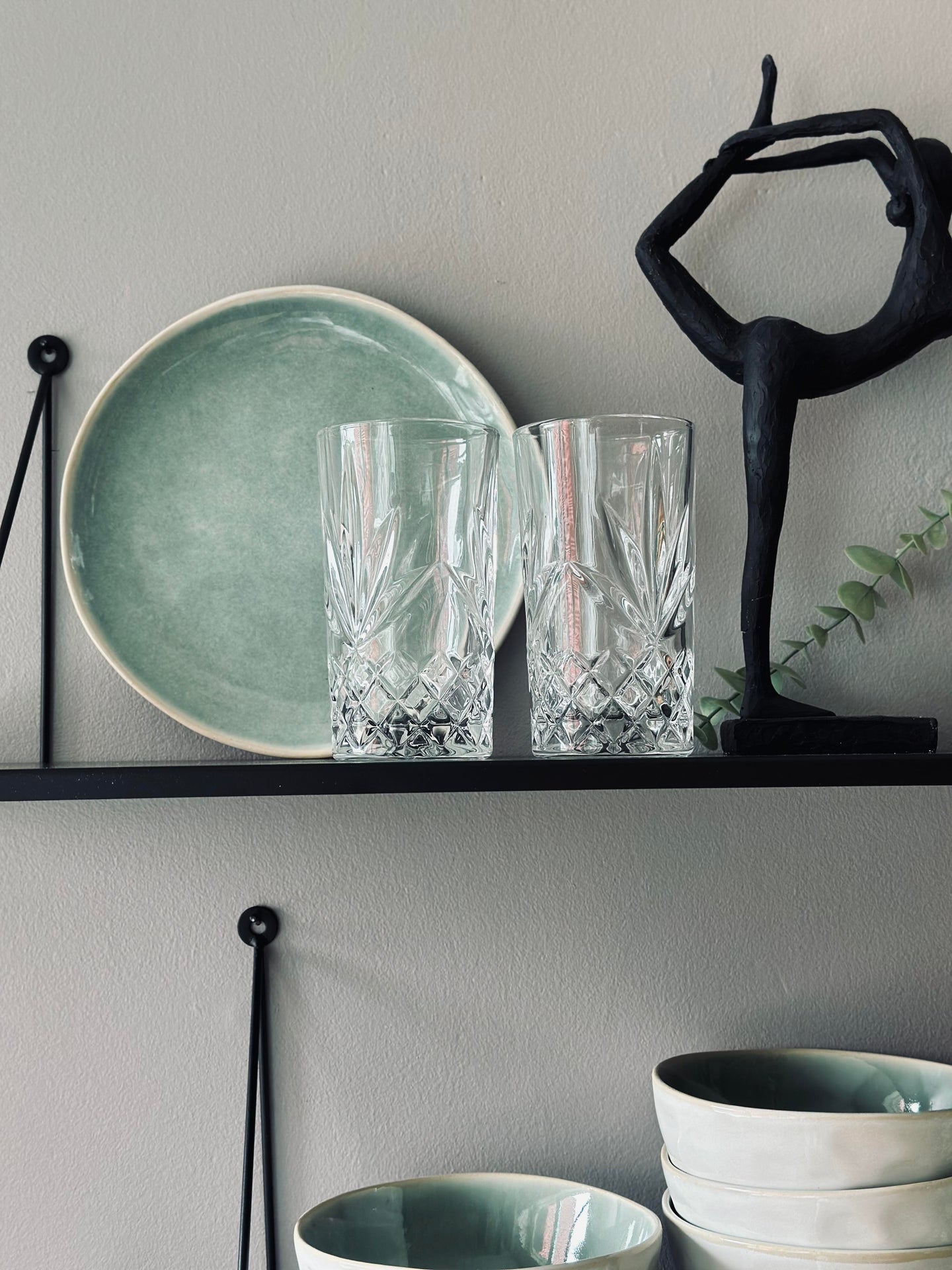 Tallrik stengods Mint